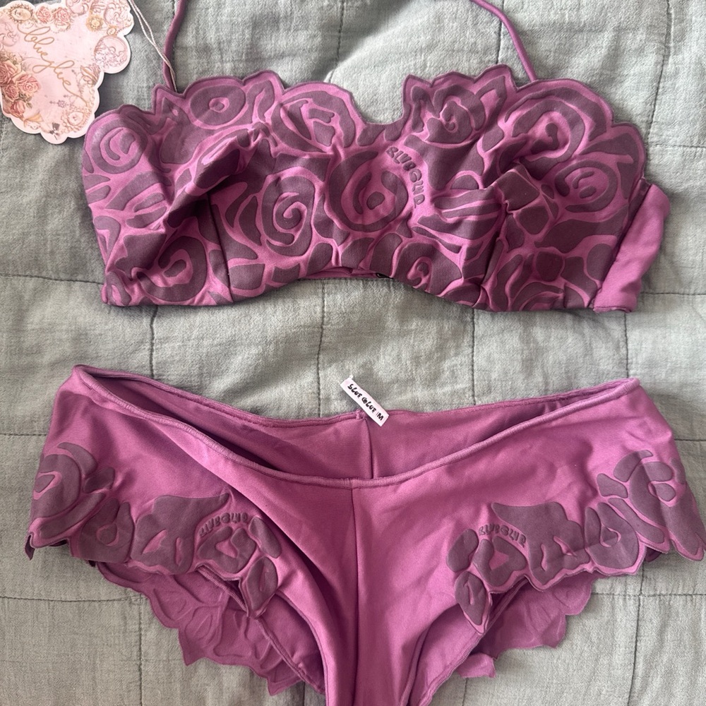 Lavender swimsuit M new with tags